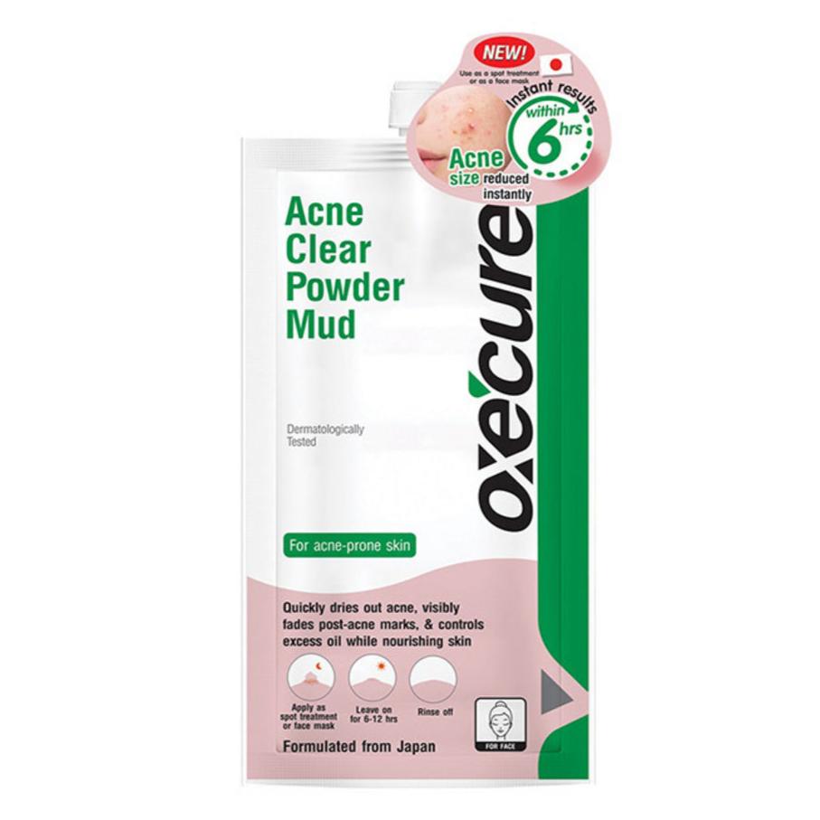 Oxe Cure Acne Clear Powder Mud 7g – Effective Blemish Treatment & Face Mask