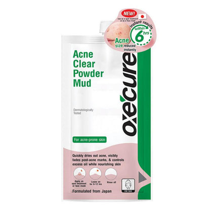 Oxe Cure Acne Clear Powder Mud 7g – Effective Blemish Treatment & Face Mask