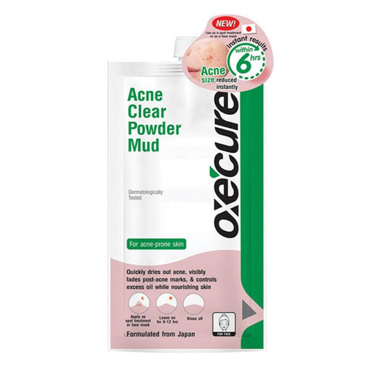 Oxe Cure Acne Clear Powder Mud 7g – Effective Blemish Treatment & Face Mask