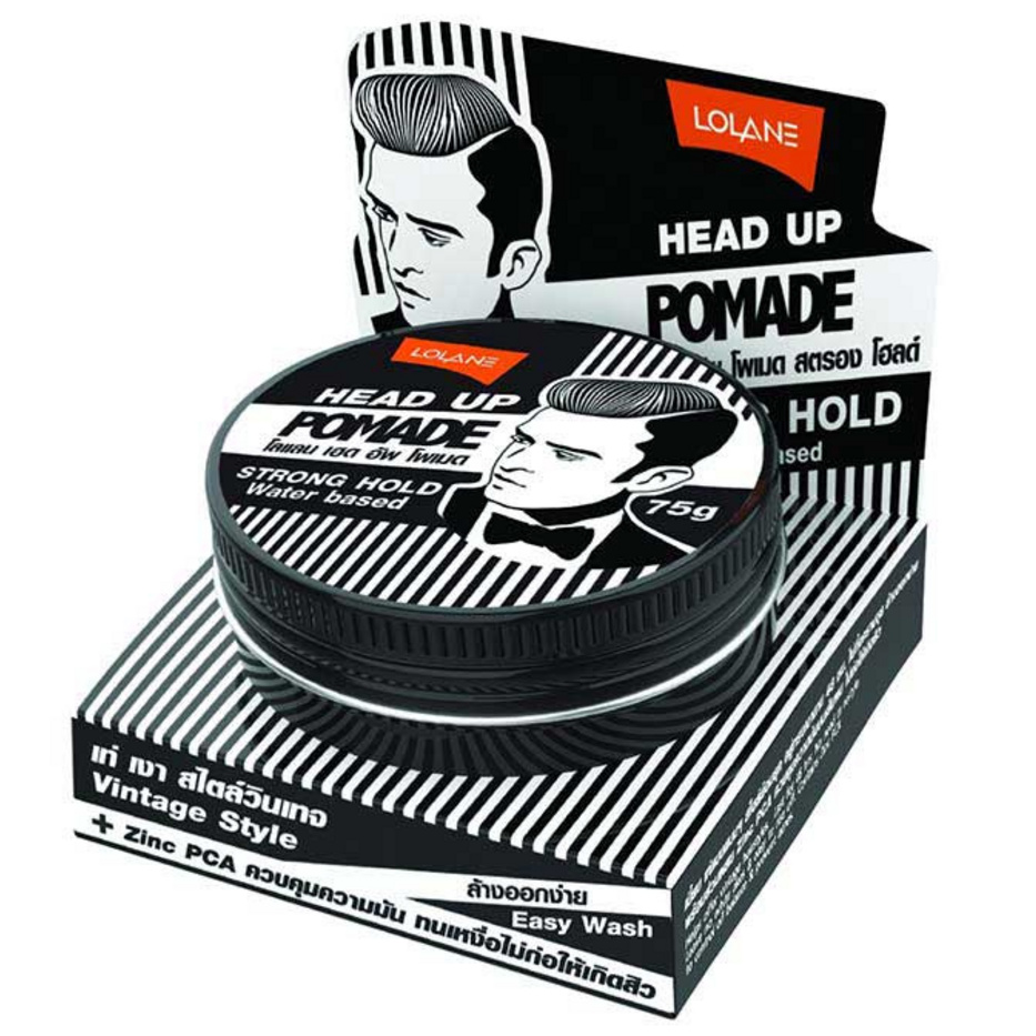 Lolane Head Up Pomade 75ml - Strong Hold Hair Styling