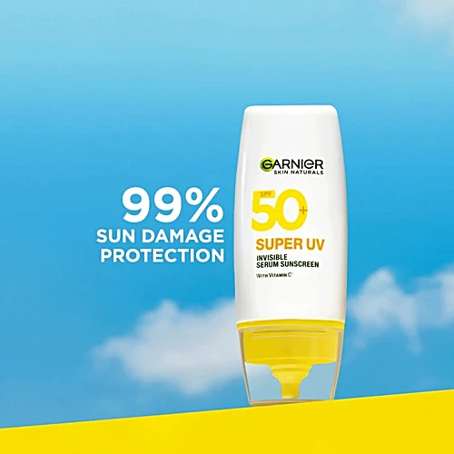 Garnier Super UV Serum SPF 50+ – Lightweight Daily Sun Protection