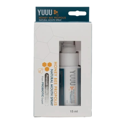 Interpharma YUUU Honey Natural Mouth Spray 15ml – Sore Throat & Oral Comfort