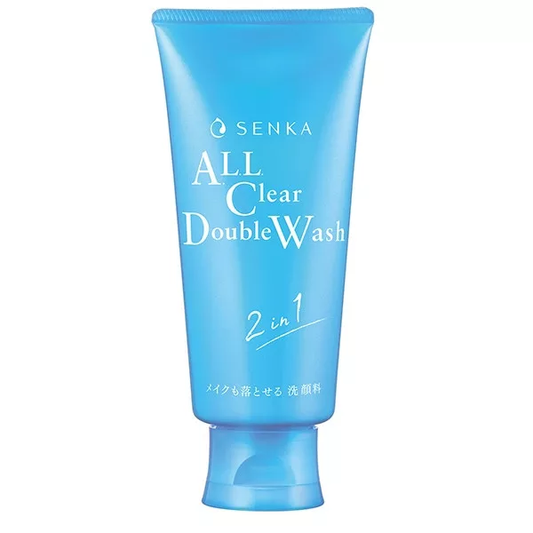 Senka All Clear Double Wash 2-in-1 Facial Cleanser – 120ml