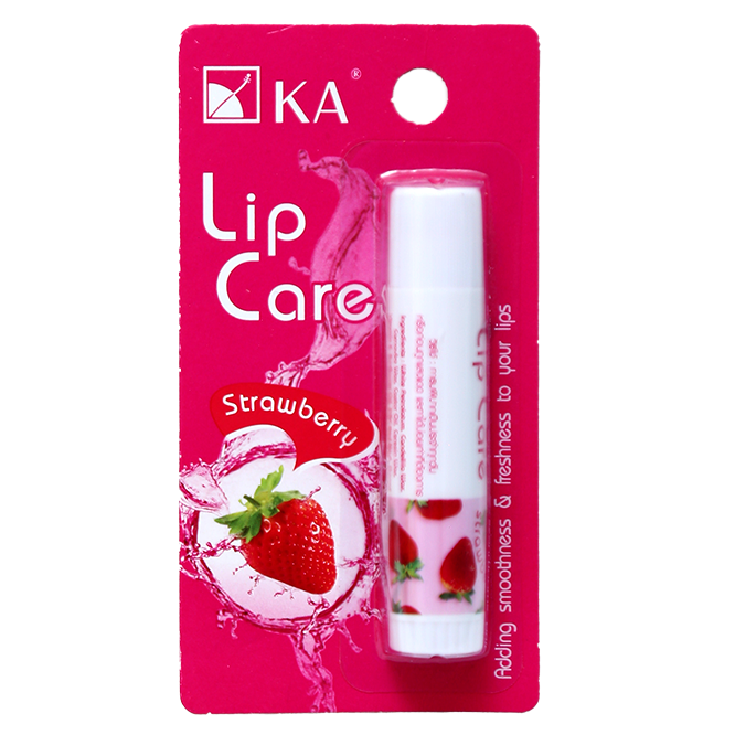 KA Lip Care Strawberry 3.5g - Nourishing Lip Balm