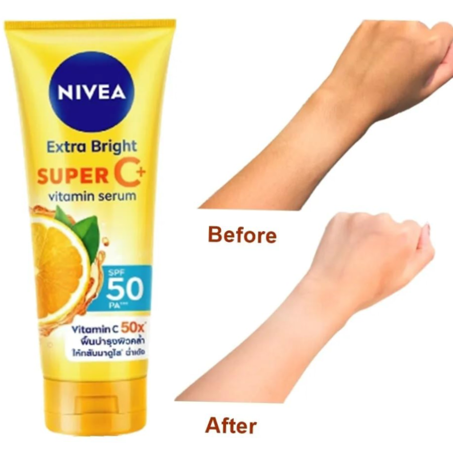 Nivea Body Extra Bright Super C+ Lotion 320ml - Radiance & UV Protection
