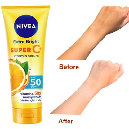 Nivea Body Extra Bright Super C+ Lotion 320ml - Radiance & UV Protection