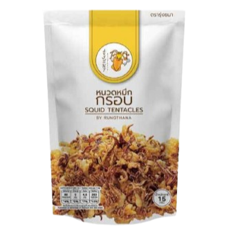 Rungthana Crispy Squid Tentacles - 15g Pack (Set of 6)