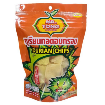 Mr. Tong Crispy Fried Durian 60g – Pack of 6