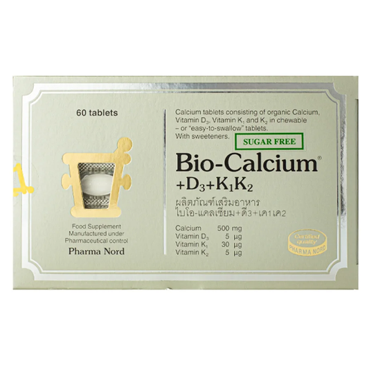Pharma Nord Bio-Calcium D3 + K1 K2 | Bone Support Calcium Supplement (60 Tablets)
