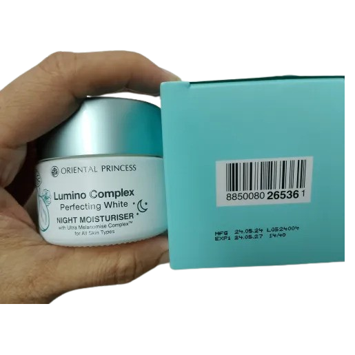 Oriental Princess Lumino Complex White Night Moisturizer 50g – Brightening & Skin-Enhancing