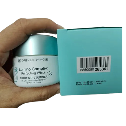 Oriental Princess Lumino Complex White Night Moisturizer 50g – Brightening & Skin-Enhancing