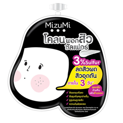 MizuMi Acne Clay Serum with Sulfur 6g – Pack of 6 – Made in Japan