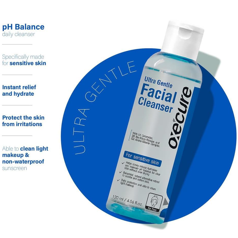 Oxe Cure Ultra Gentle Facial Cleanser – Hydrating & Soothing for Sensitive Skin