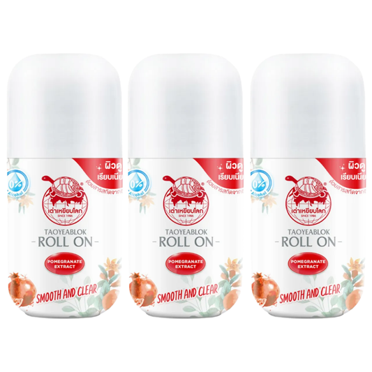 Taoyeblok Smooth & Clear Roll-On Deodorant 30ml – Pack of 3