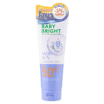Baby Bright SPF50 PA+++ Moisturizing Sun Cooling Body Lotion 160ml