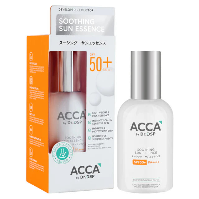 Acca - Soothing Sun Essence SPF50+ PA++++ 60ml.