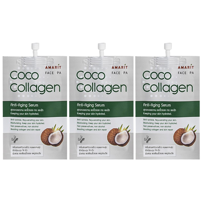 Amarit - Coco Collagen Anti-Aging Serum 10ml. (Pack of 3)