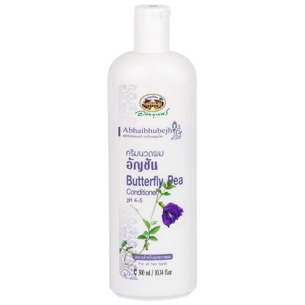 Abhaibhubejhr Butterfly Pea Hair Conditioner - 300ml | Thai Natural Hair Care