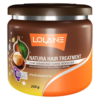 Lolane Natura Hair Treatment Cream for Intense Shine and Moisture 250g