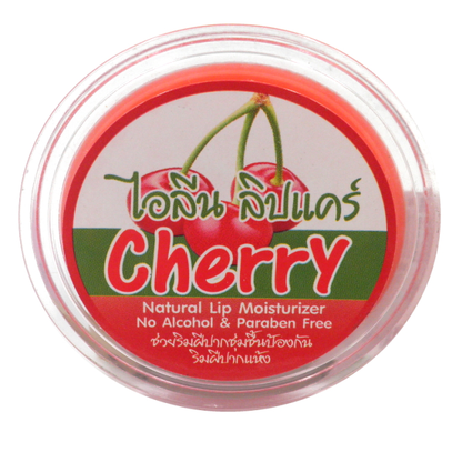iLene Cherry Natural Lip Care Balm - Moisturizer 10g (Pack of 8)