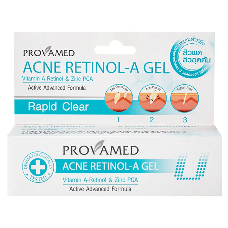 Provamed Acne Retinol-A Gel 10g – Gentle Acne Treatment for Clearer Skin