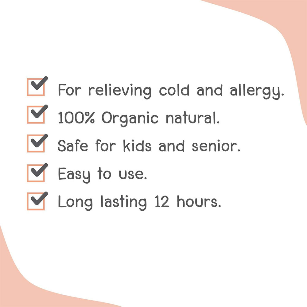 Happy Noz Kids Orange Formula Pack of 3 x 6 Patches – Natural Respiratory Support