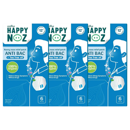 Happy Noz Adult Blue Fragrance Patches - Pack of 3 x 6 Pieces