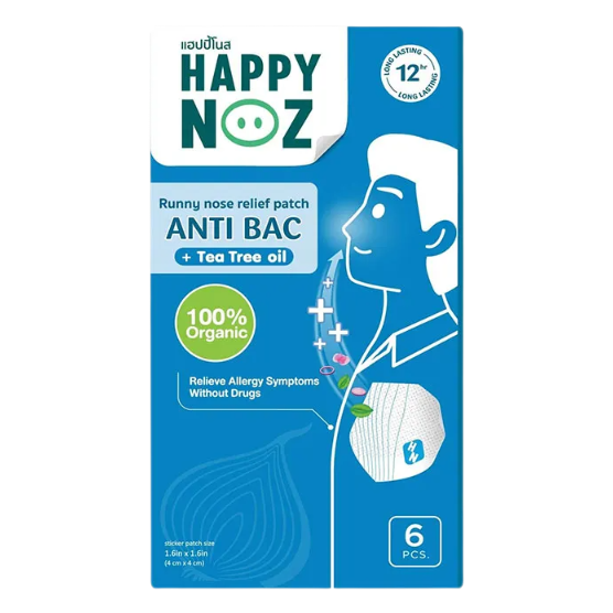 Happy Noz Adult Blue Fragrance Patches - Pack of 3 x 6 Pieces