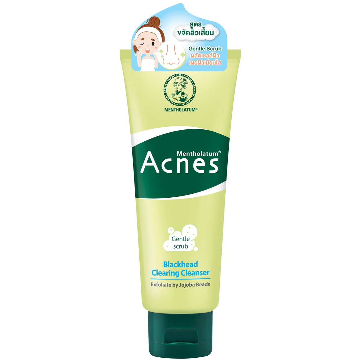 Mentholatum Acnes Blackhead Clearing Face Cleanser 100g – Oil Control & Acne Treatment