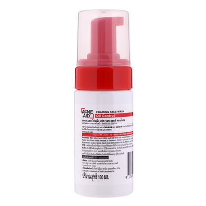 Acne-Aid Foaming Face Wash 100ml – Made in Thailand for Clear, Healthy Skin