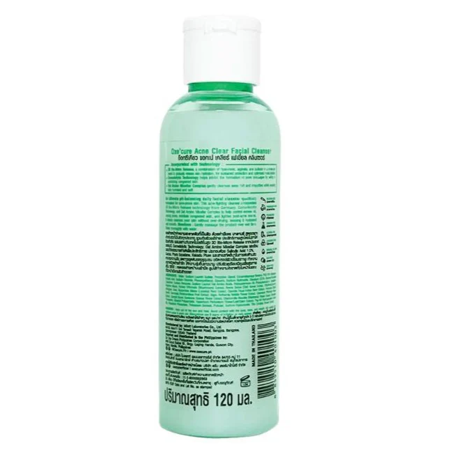 Oxe Cure Acne Clear Facial Cleanser – 120ml for Oily & Acne-Prone Skin
