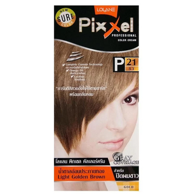 Lolane Pixxel Color Cream P21 - Light Golden Brown 50g