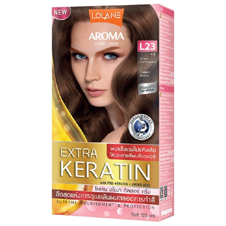 Lolane Aroma Rose Color Cream L23 - Copper Brown 125ml