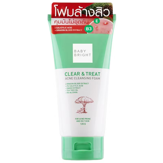 Baby Bright Acne Clearing & Treatment Cleansing Foam 120g