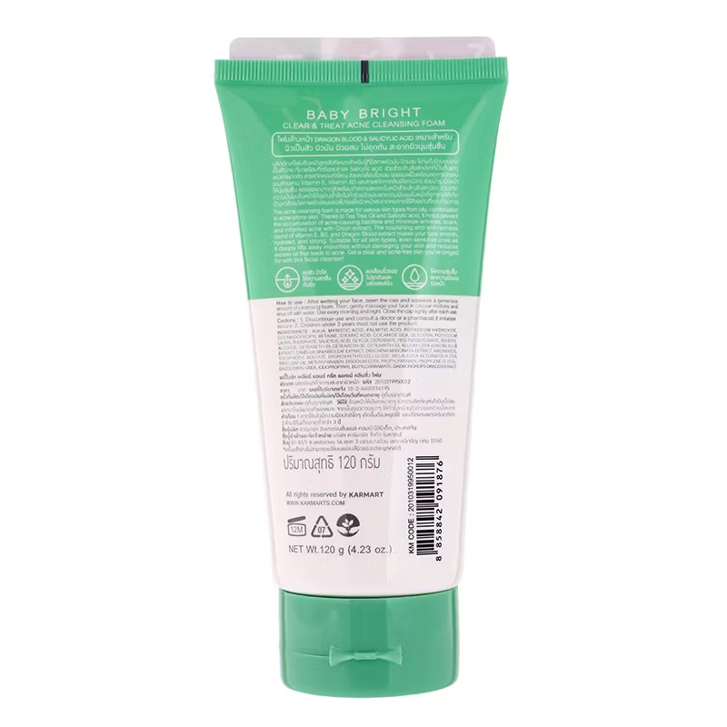 Baby Bright Acne Clearing & Treatment Cleansing Foam 120g