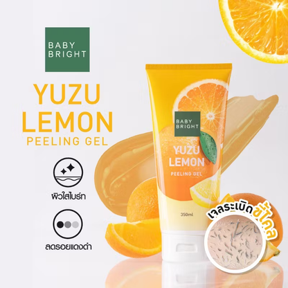 Baby Bright Yuzu Lemon Peeling Gel 350ml – Gentle Exfoliation & Brightening