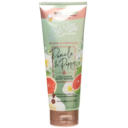 BeNice Glow & Perfume Collagen Body Serum – Pomelo & Poppy, 170ml