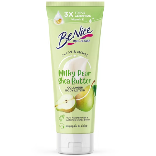 BeNice Glow & Moist Milky Pear Shea Butter Collagen Body Lotion 170ml