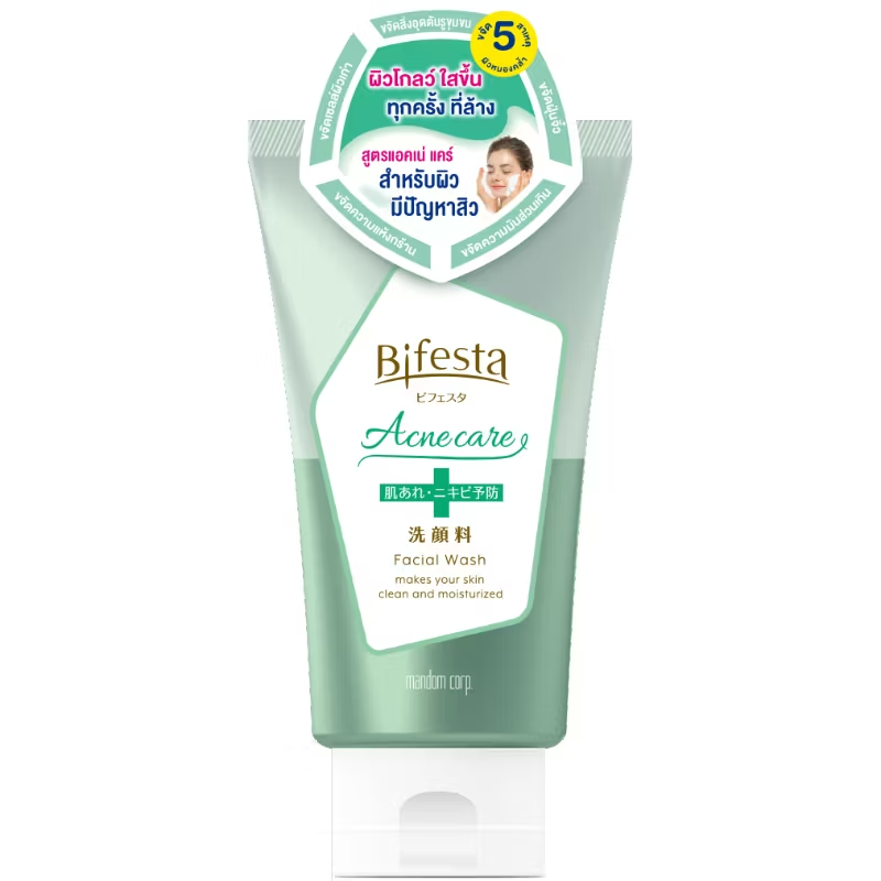 Bifesta Acne Care Facial Wash 120g – Clear & Bright Skin Formula