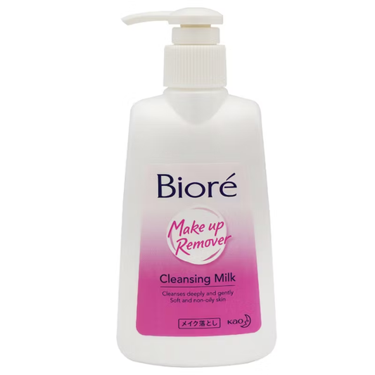 Biore Perfect Cleansing Milk 180ml – Gentle Makeup Remover and Face Cleanser