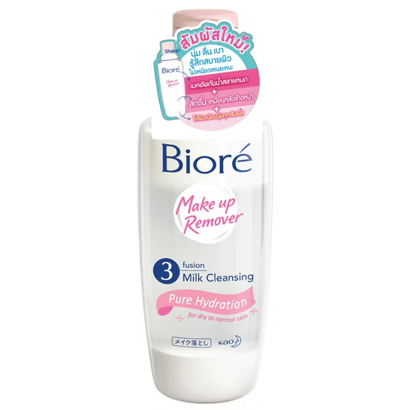 Biore 3-Blend Milk Makeup Remover for Hydration & Deep Cleansing 300ml