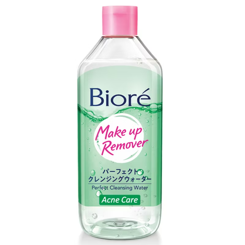 Biore Perfect Cleansing Water – Acne Care Makeup Remover 400ml