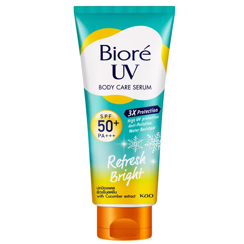 Biore UV Body Care Serum Refresh & Brighten SPF50+ PA+++ 150ml