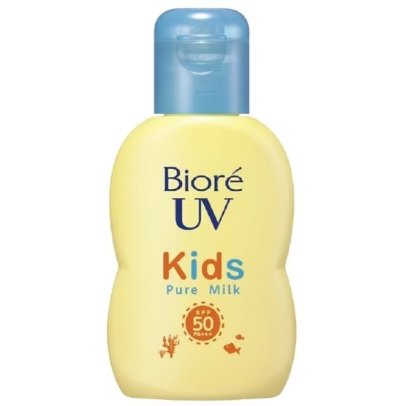 Biore UV Kids Pure Milk SPF50+ PA+++ 70ml - Gentle Sun Protection for Children