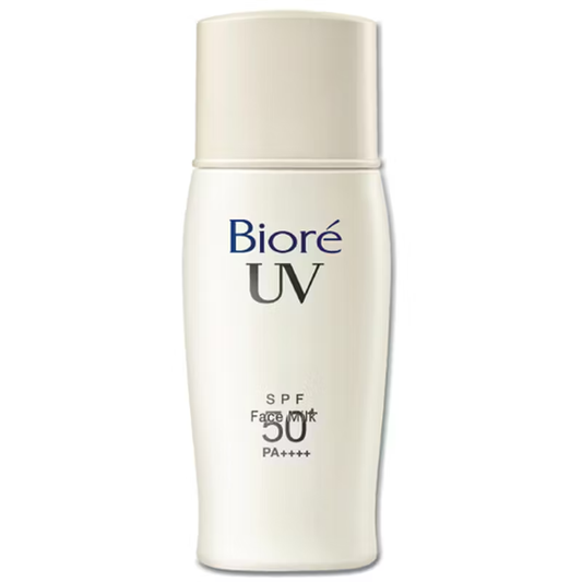 Biore UV Perfect Face Milk SPF50+ PA+++ - 30ml, Lightweight & Oil-Control Sunscreen