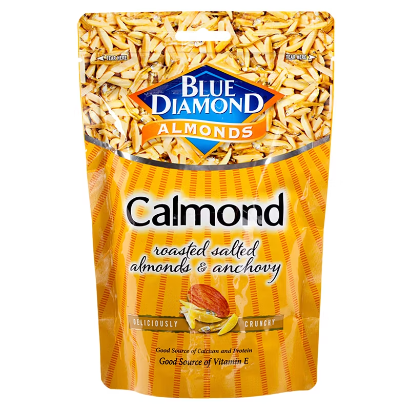 Blue Diamond Calmond Almonds & Seasoned Baked Fish 130g – Nutritious & Delicious Snack