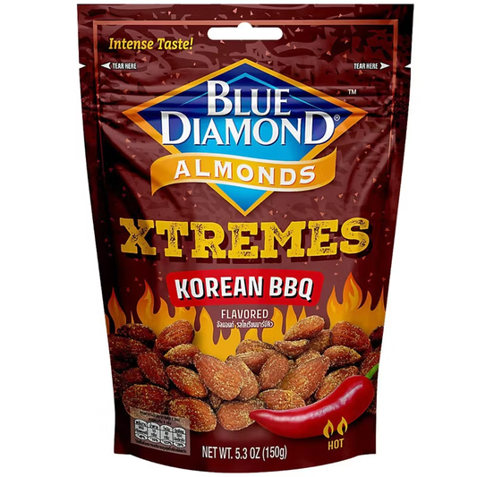 Blue Diamond Korean BBQ Almonds 150g – Crispy & Flavorful Snack
