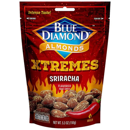 Blue Diamond Sriracha Almonds 150g - Spicy & Crunchy Snack