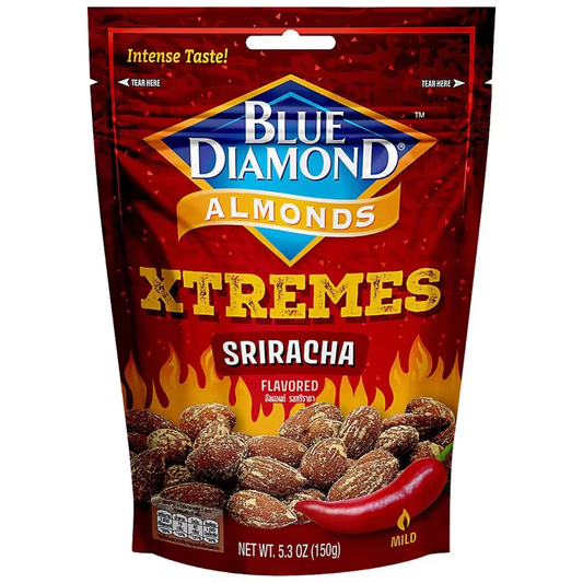 Blue Diamond Sriracha Almonds 150g - Spicy & Crunchy Snack