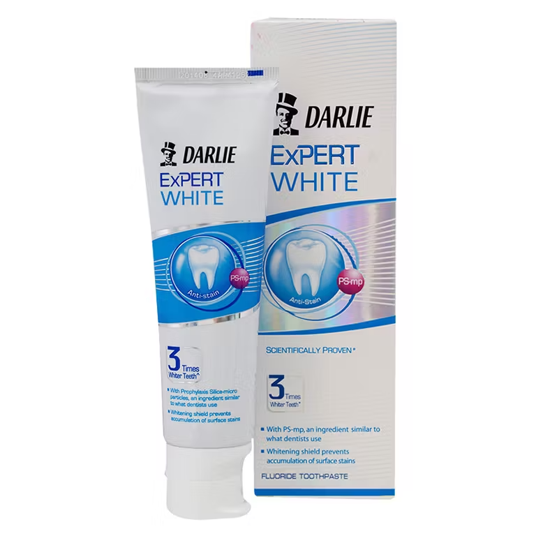 Darlie Expert White Toothpaste 120g - Advanced Whitening & Enamel Care